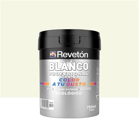 Pintura interior REVETÓN mate 0.75L blanco .